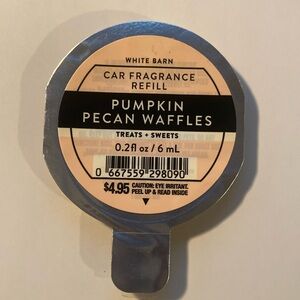 NEW x5 BATH BODY WORKS Pumpkin Pecan Waffles SCENT REFILL CAR FRESHENER